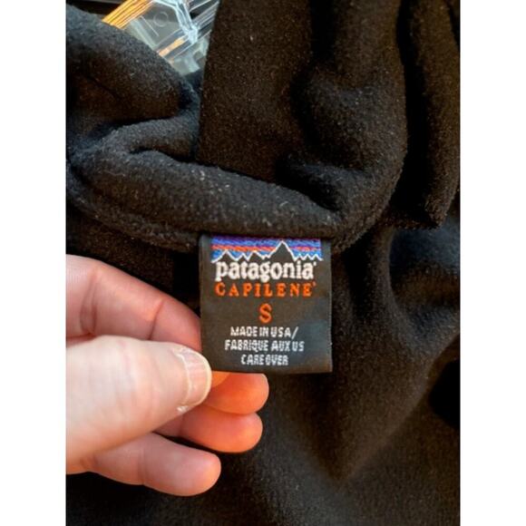 Patagonia Jacket Small Baselayer Capilene Fleece 1/4 Zip Pullover Lightweight - Picture 5 of 7